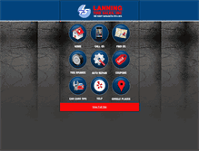 Tablet Screenshot of lanningtire.com